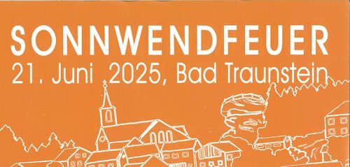 Sonnwendfeuer in Bad Traunstein