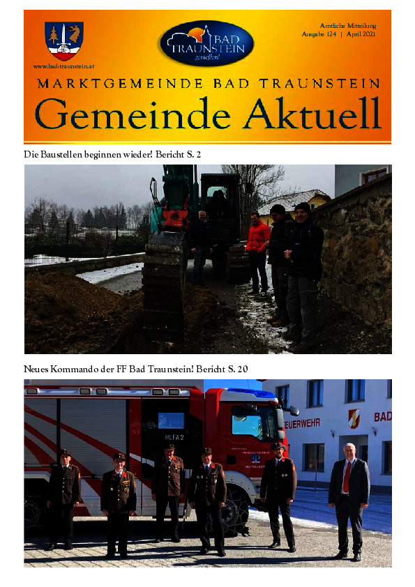 Cover Gemeindezeitung Nr. 124 04/2021