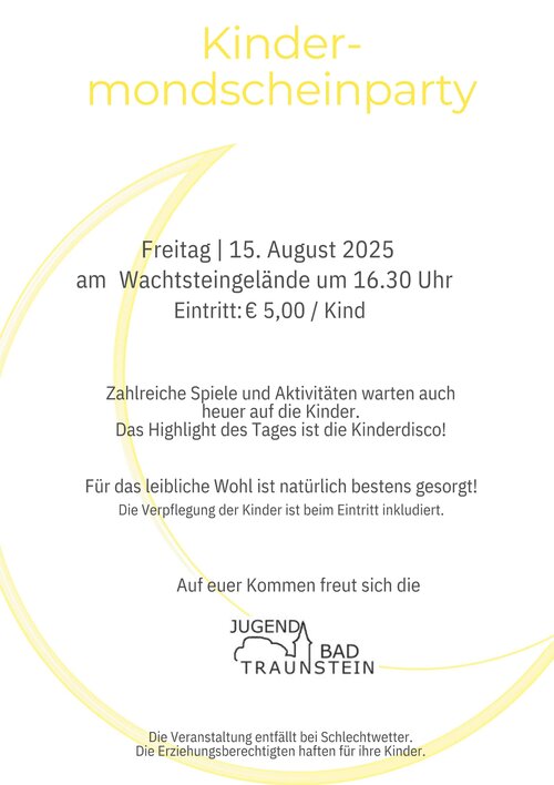 Ferienspiel - Kindermondscheinparty