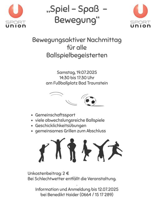 Ferienspiel - Bewegungsaktiver Nachmittag