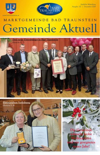 Cover Gemeindezeitung Nr. 117 12/2018