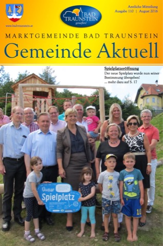 Cover Gemeindezeitung Nr. 110 08/2016