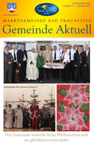 Cover Gemeindezeitung Nr. 111 12/2016