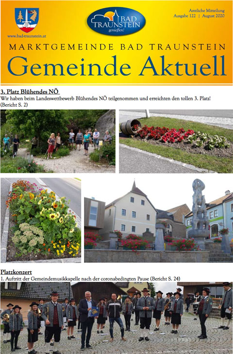 Cover Gemeindezeitung Nr. 122 08/2020